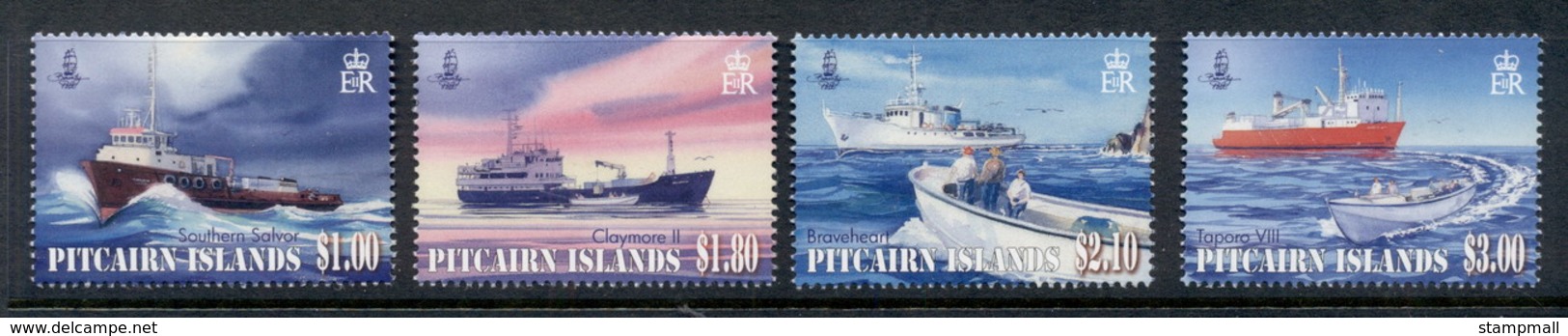 Pitcairn Is 2011 Supply Ships MUH - Pitcairn Islands