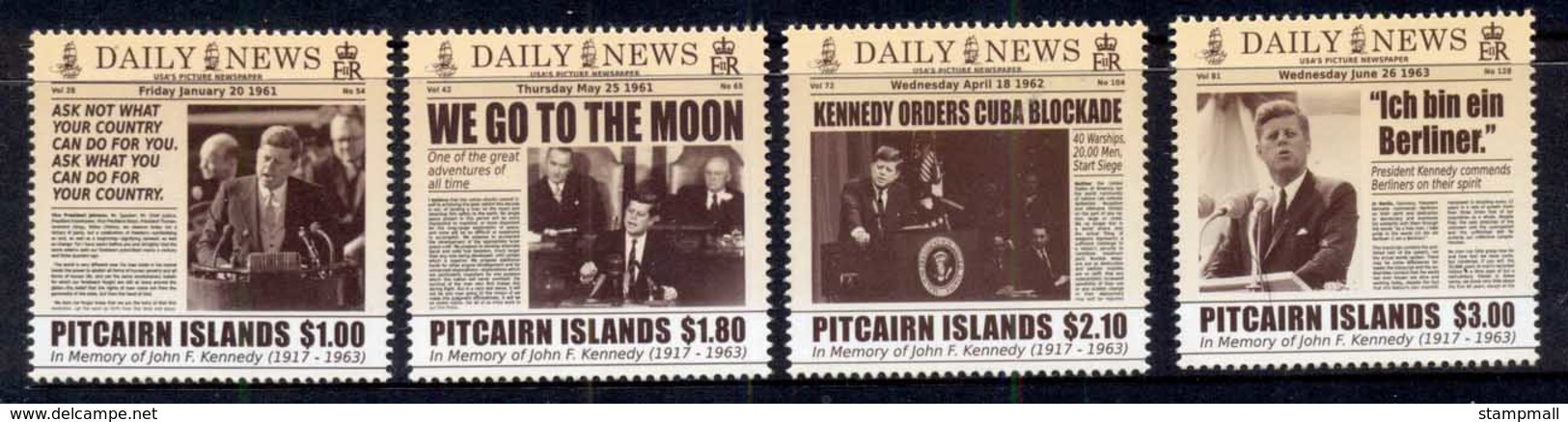 Pitcairn Is 2013 JFK Kennedy MUH - Pitcairn Islands