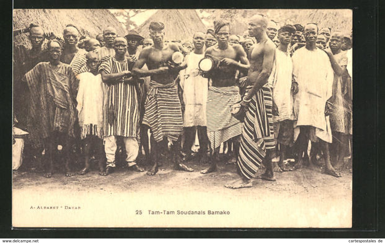 CPA Bamako, Tam-Tam Soudanais, Afrikanische Volkstypen - Non Classés