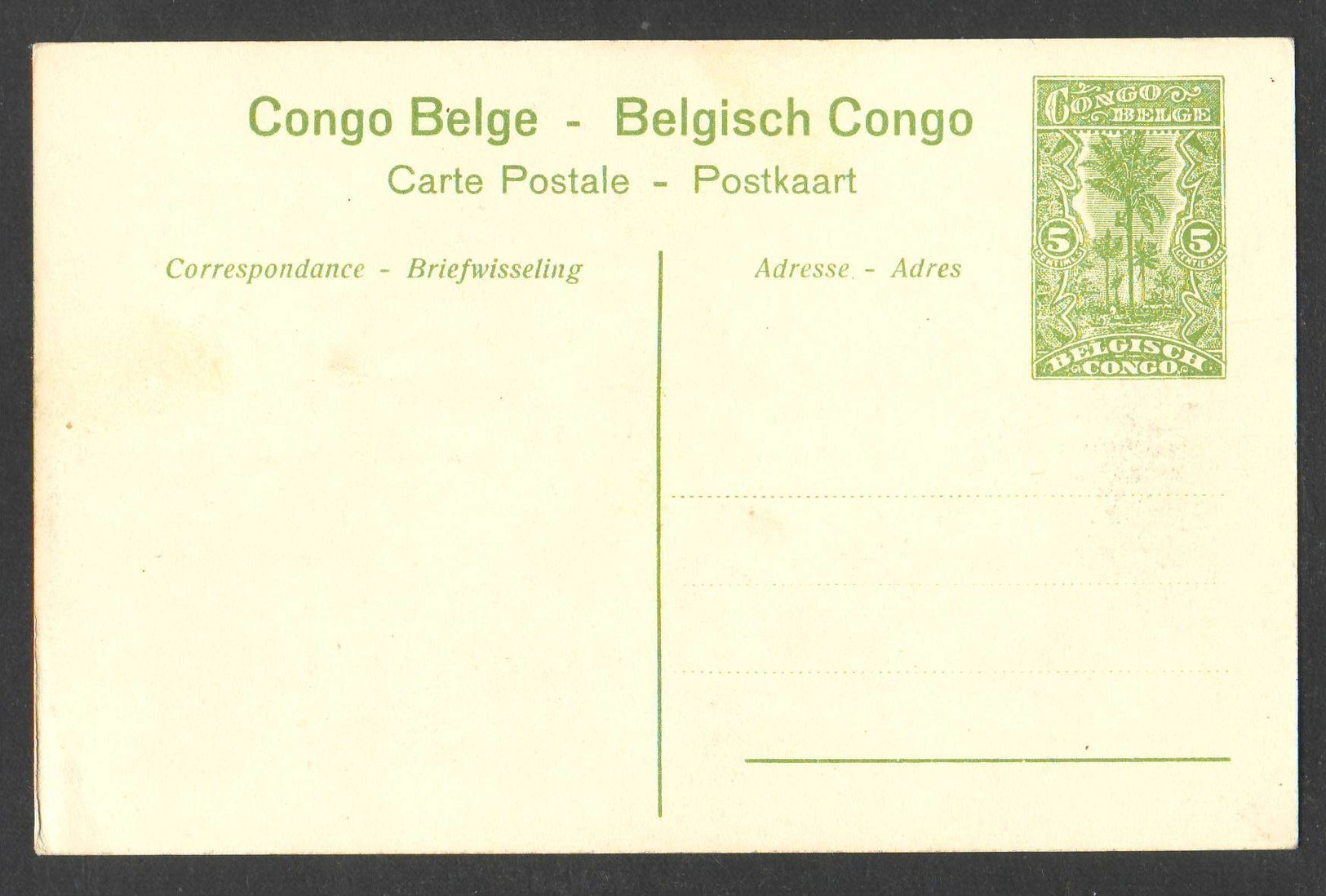 Congo Belge - N°54  Ponthierville - Intérieur De La Station  ( 2 Scans ) - Congo Belge