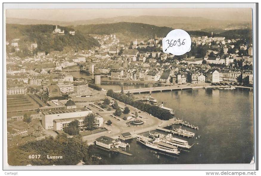 CPM ( 1959) -36096- Suisse -Luzern - Vue Générale Aérienne - Lucerne