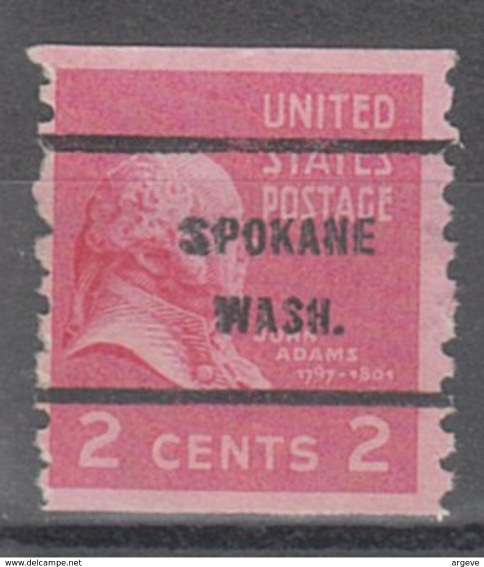 USA Precancel Vorausentwertung Preo, Bureau Washington, Spokane 841-61, Perf. Not Perfect - Vorausentwertungen