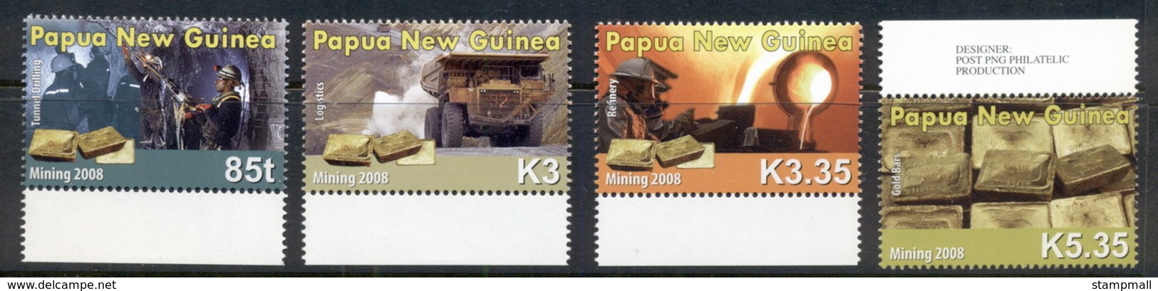 PNG 2008 Gold Mining MUH - Papua-Neuguinea