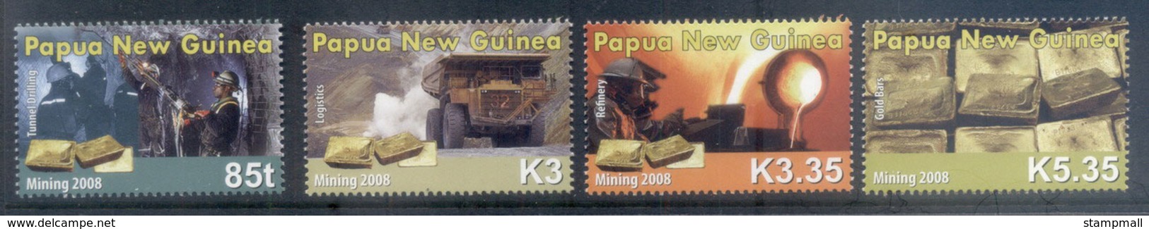 PNG 2008 Gold Mining MUH - Papua Nuova Guinea