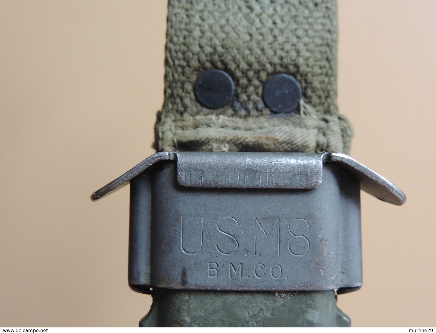 Baïonnette USM4 CASE à poignée caoutchouc, US WW2 et Corée.