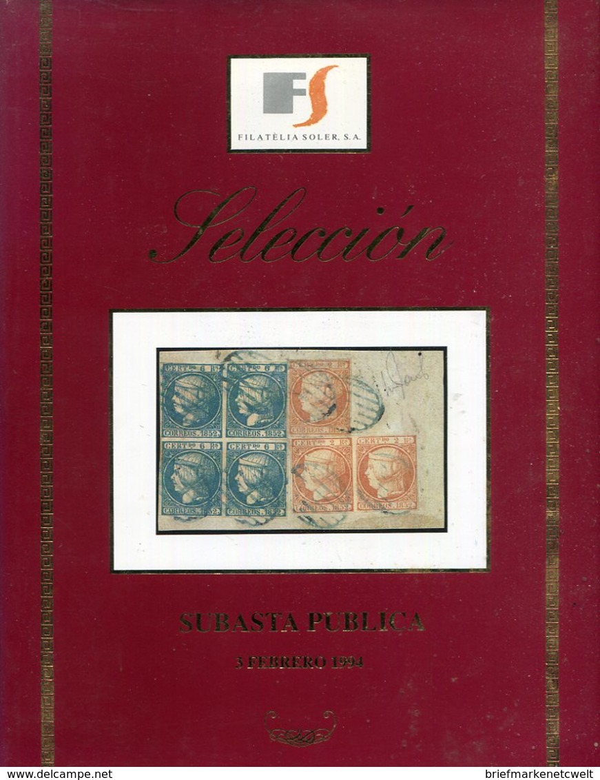 Auktionskatalog "Seleccion" / 1994 / Soler Barcelona (21030-430) - Auktionskataloge