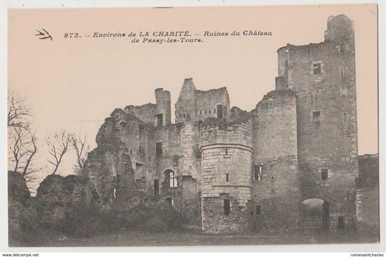 CPA 58 Ruines De PASSY LES TOURS - Autres & Non Classés