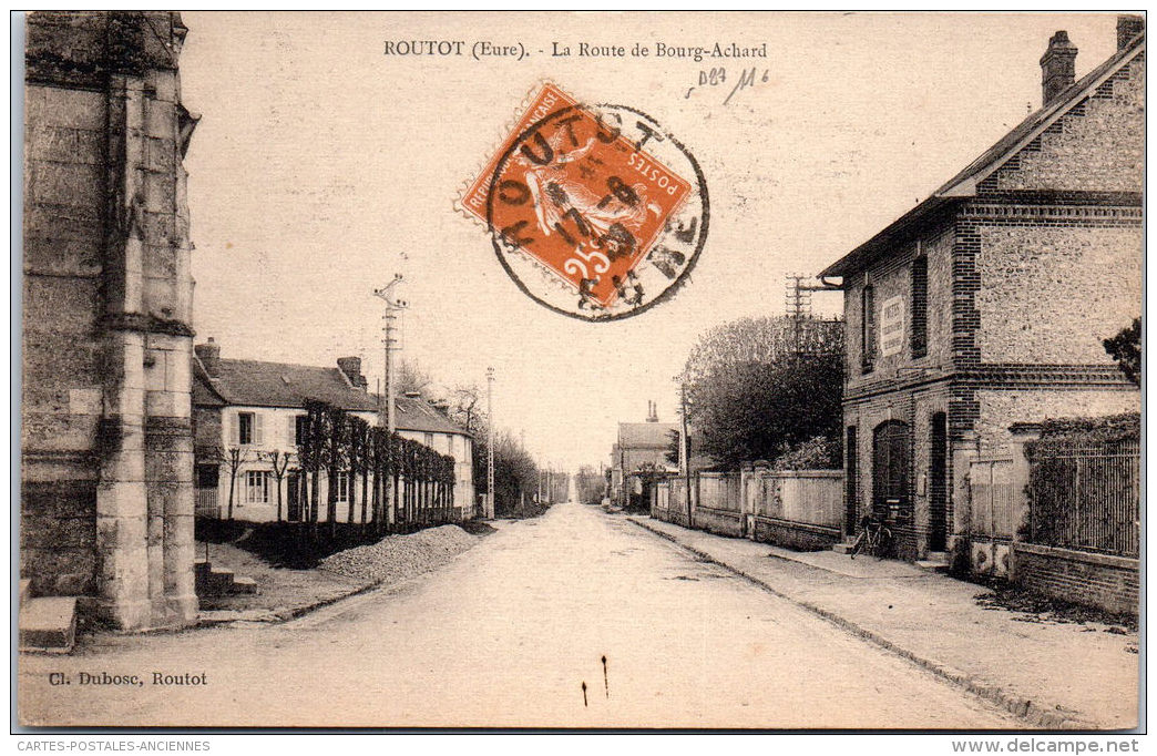 27 ROUTOT - La Route De Bourg D'achard - Routot