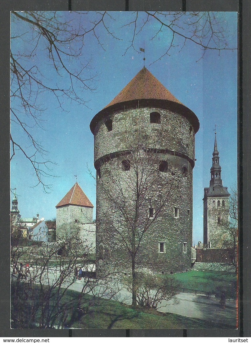 Estland Estonia 1990 Ansichtskarte Kiek In De Kök Kanonenturm Tallinn Reval Sauber Unbenutzt Unused - Estonie