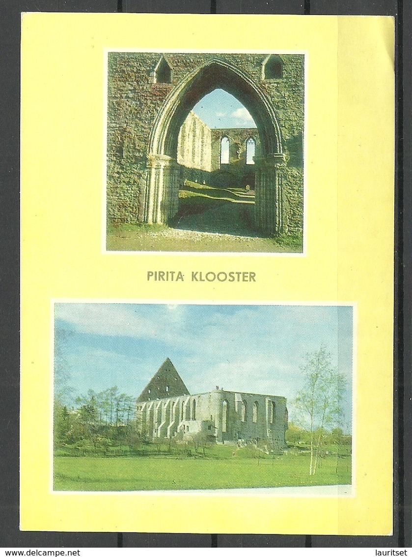 Estland Estonia 1972 Ansichtskarte Kloster Pirita Sauber Unbenutzt Unused - Estonia