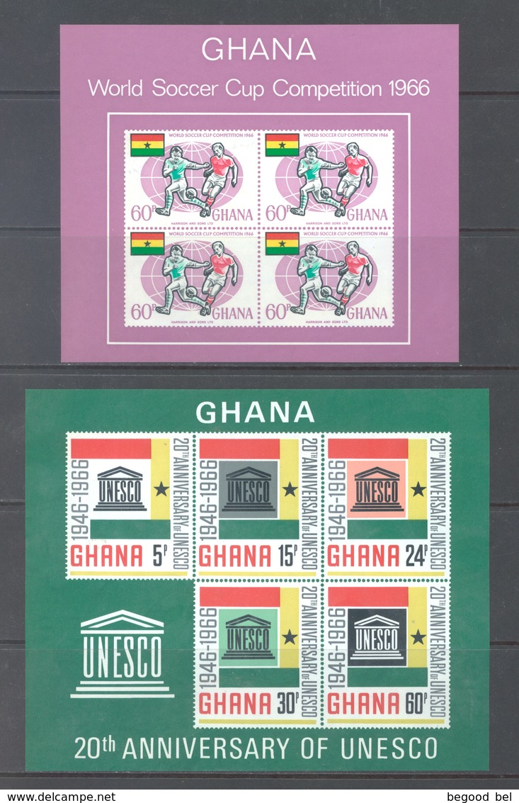 GHANA - 1966 - MNH/** - YEAR 1966 - Yv BLOC 19-20 22-23 229-257 - Lot 17899 - Ghana (1957-...)