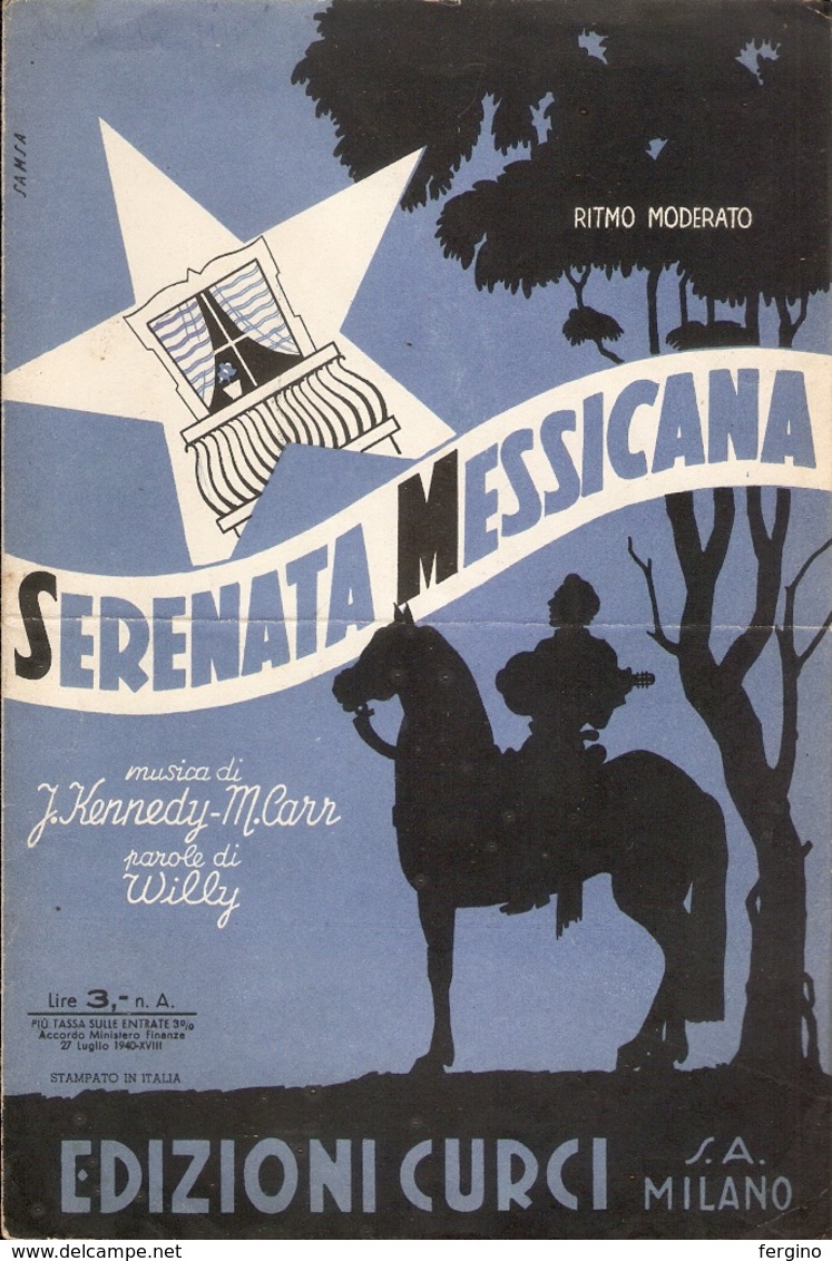 SPARTITO - SERENATA MESSICANA - Spartiti