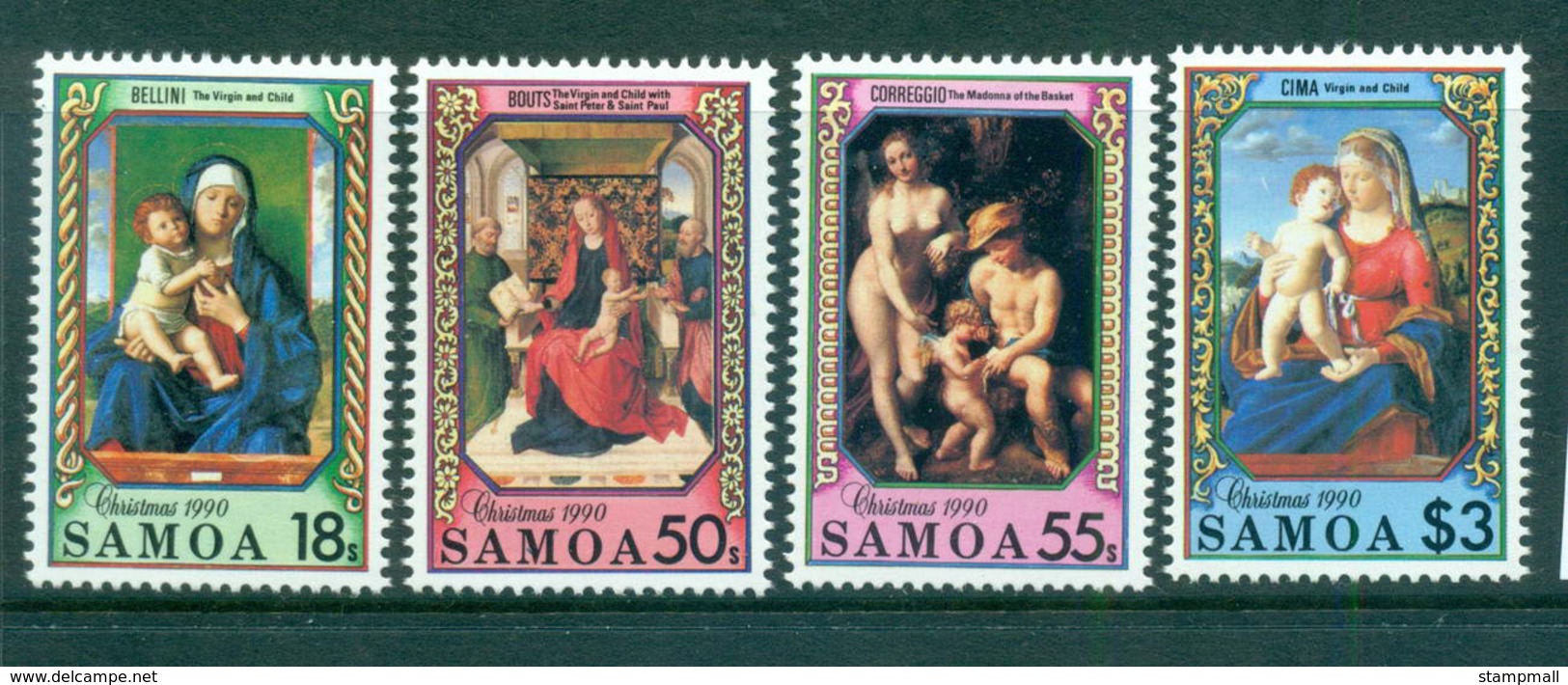 Samoa 1990 Xmas MUH Lot54680 - Samoa