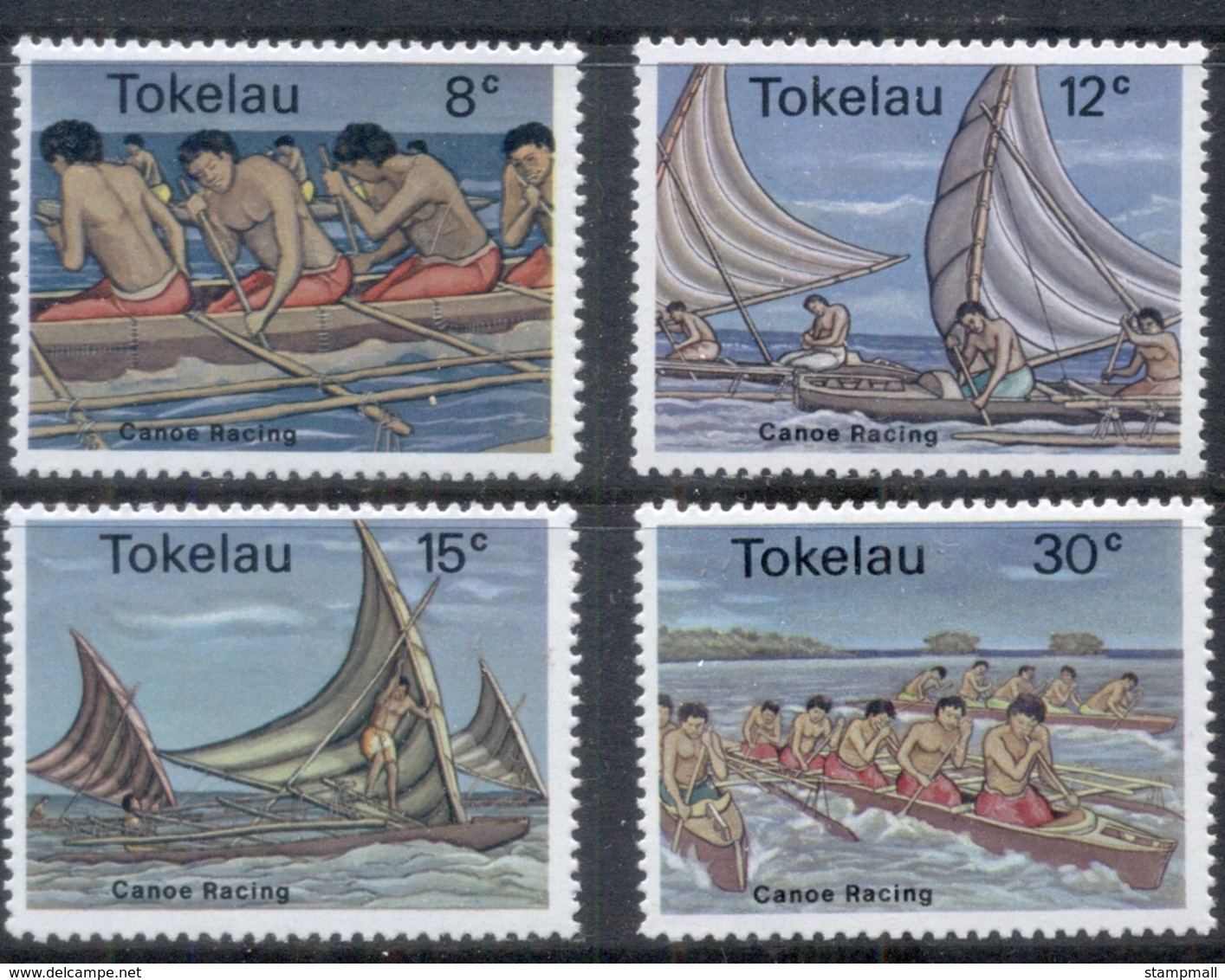 Tokelau Is 1978 Canoe Racers MUH - Solomon Islands (1978-...)