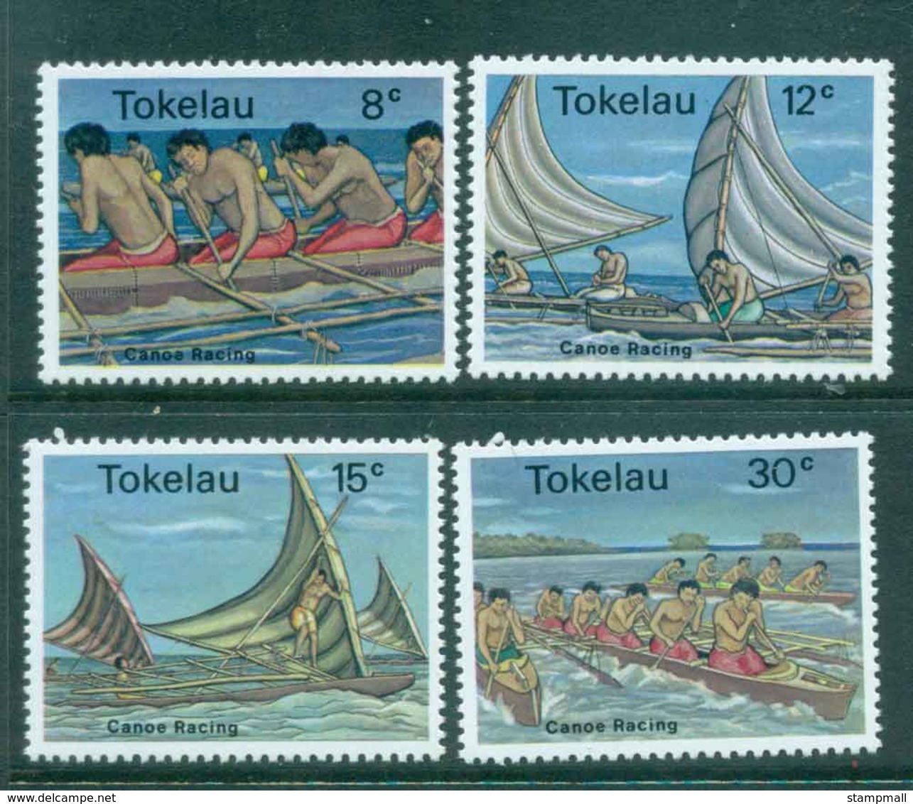 Tokelau Is 1978 Canoe Races MUH Lot43433 - Solomoneilanden (1978-...)