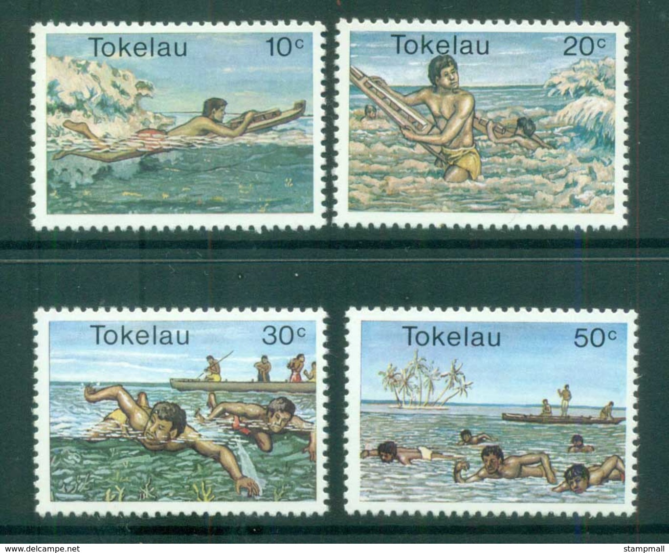 Tokelau Is 1980 Swimming MUH Lot81435 - Solomon Islands (1978-...)