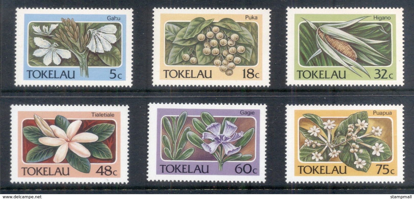 Tokelau Is 1987 Plants & Flowers MUH - Solomon Islands (1978-...)