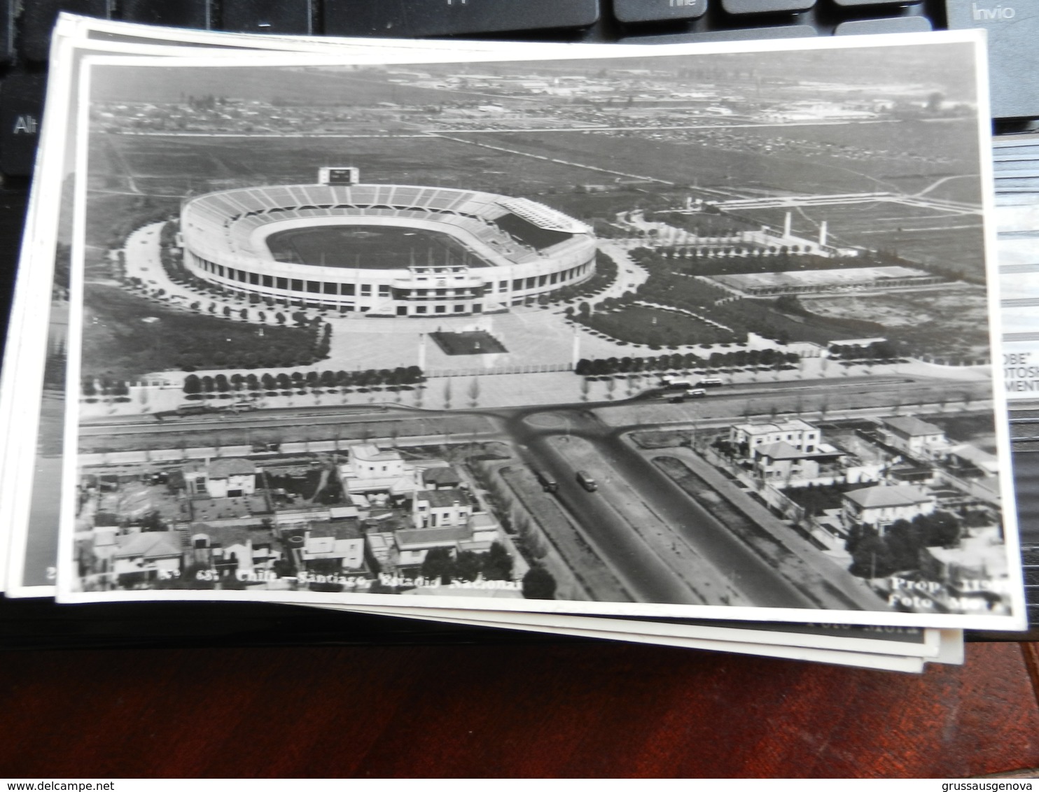 19211) CHILE SANTIAGO ESTADIO NACIONAL NON VIAGGIATA OTTIMO STATO - Cile