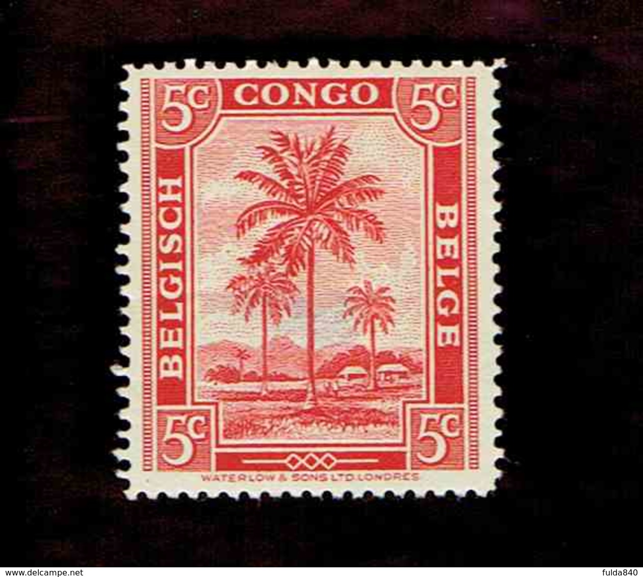 Congo Belge: OBP-COB.  1942- N°228. *PALMIERS ET SUJETS DIVERS*    5c   Neuf*  . - Unused Stamps