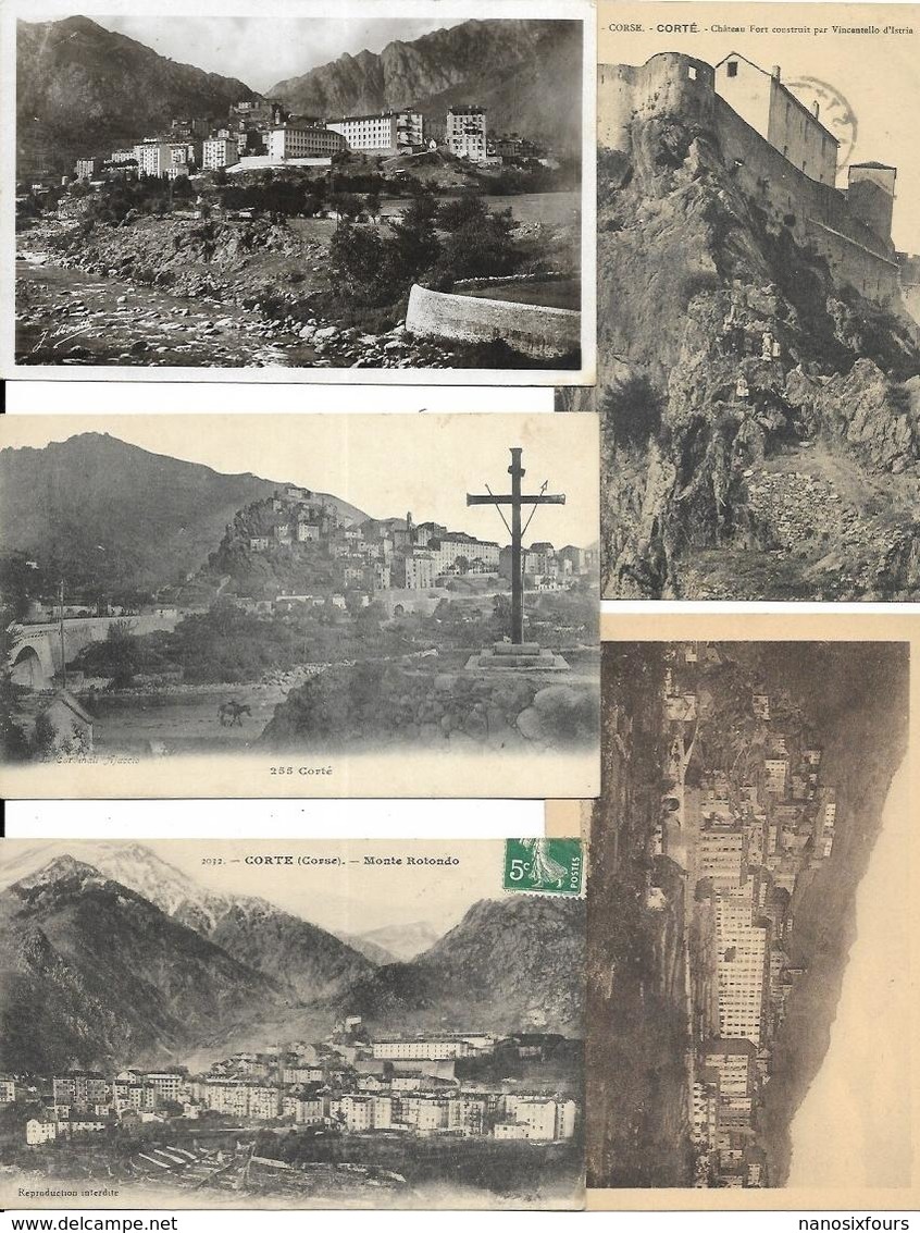 LOT DE 92 CARTES TOUTES EN PETIT FORMAT DE CORSE  A VOIR - 5 - 99 Postcards