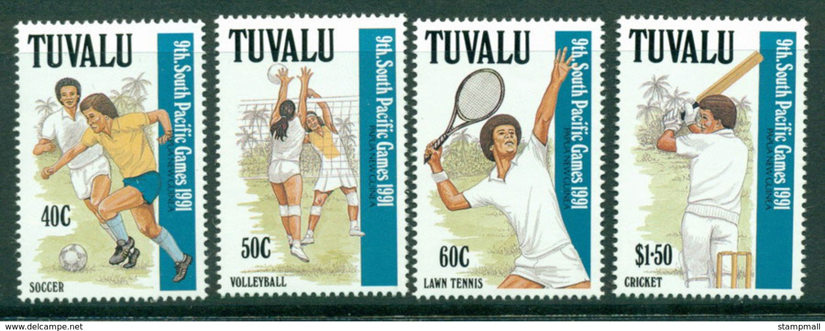 Tuvalu 1991 South Pacific Games MUH Lot20420 - Tuvalu