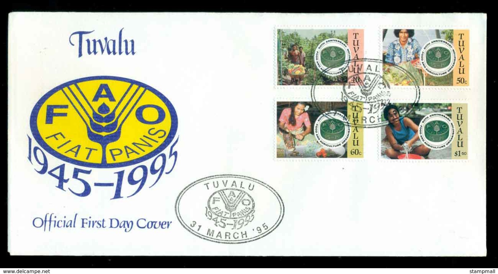 Tuvalu 1995 FAO FDC Lot51706 - Tuvalu