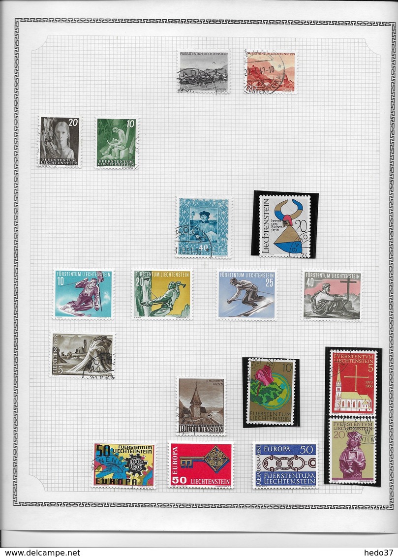 Liechtenstein - Collection Vendue Page Par Page - Timbres Neufs */oblitérés - TB - Verzamelingen