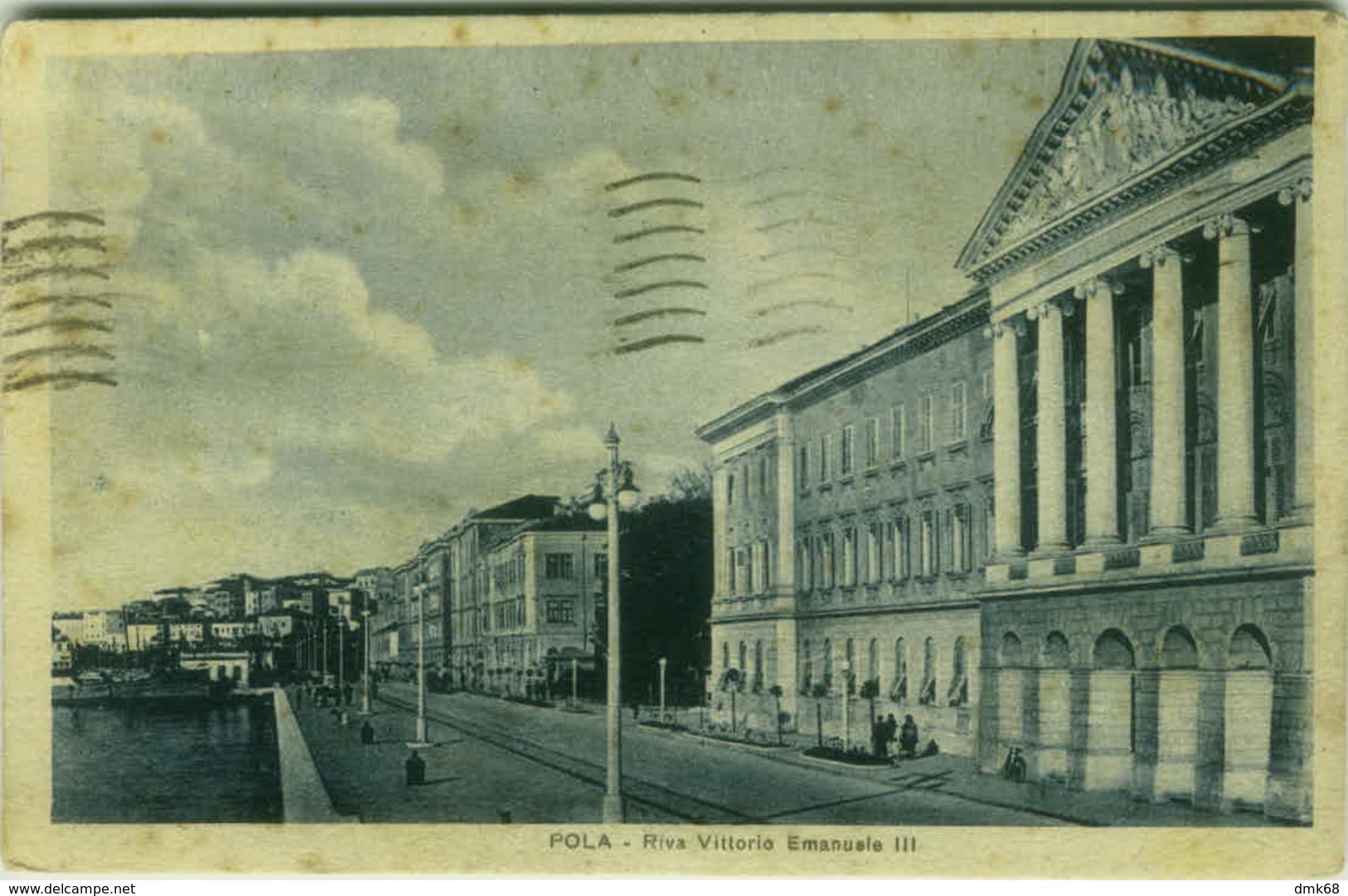 CROATIA -  POLA / PULA -  RIVA VITTORIO EMANULE III - EDIT G. RUDE  - 1920s ( BG515) - Croatia