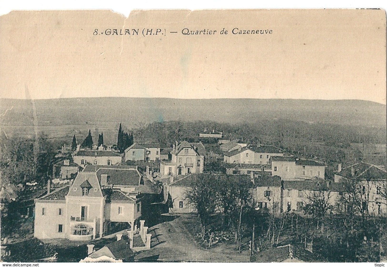 GALAN  ( 65 )  Vue Sur Le Quartier De Cazeneuve .  ( 1 Accro ) - Galan