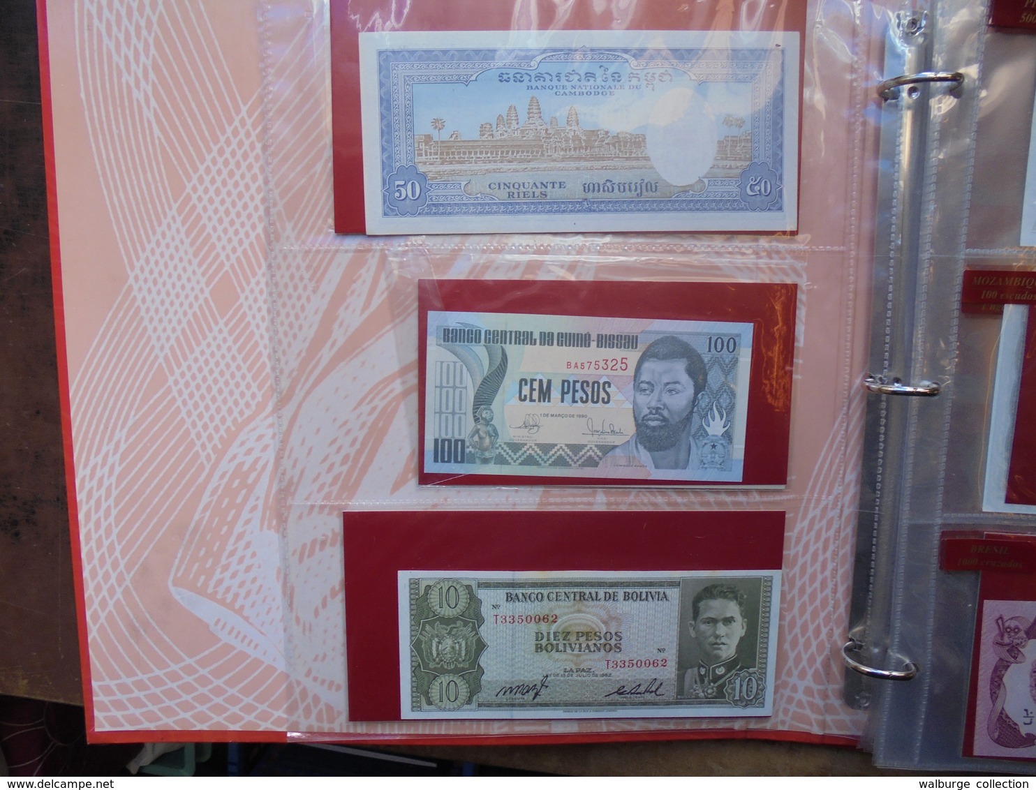 LOT EXOTIQUE BILLETS+MONNAIES TOUS DIFFERENTS. ( ALBUM 1 KILO) - Lots & Kiloware - Banknotes