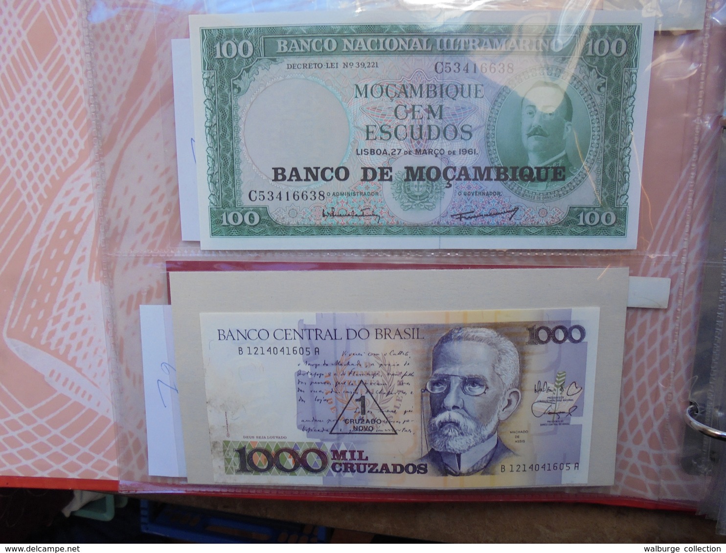 LOT EXOTIQUE BILLETS+MONNAIES TOUS DIFFERENTS. ( ALBUM 1 KILO) - Lots & Kiloware - Banknotes