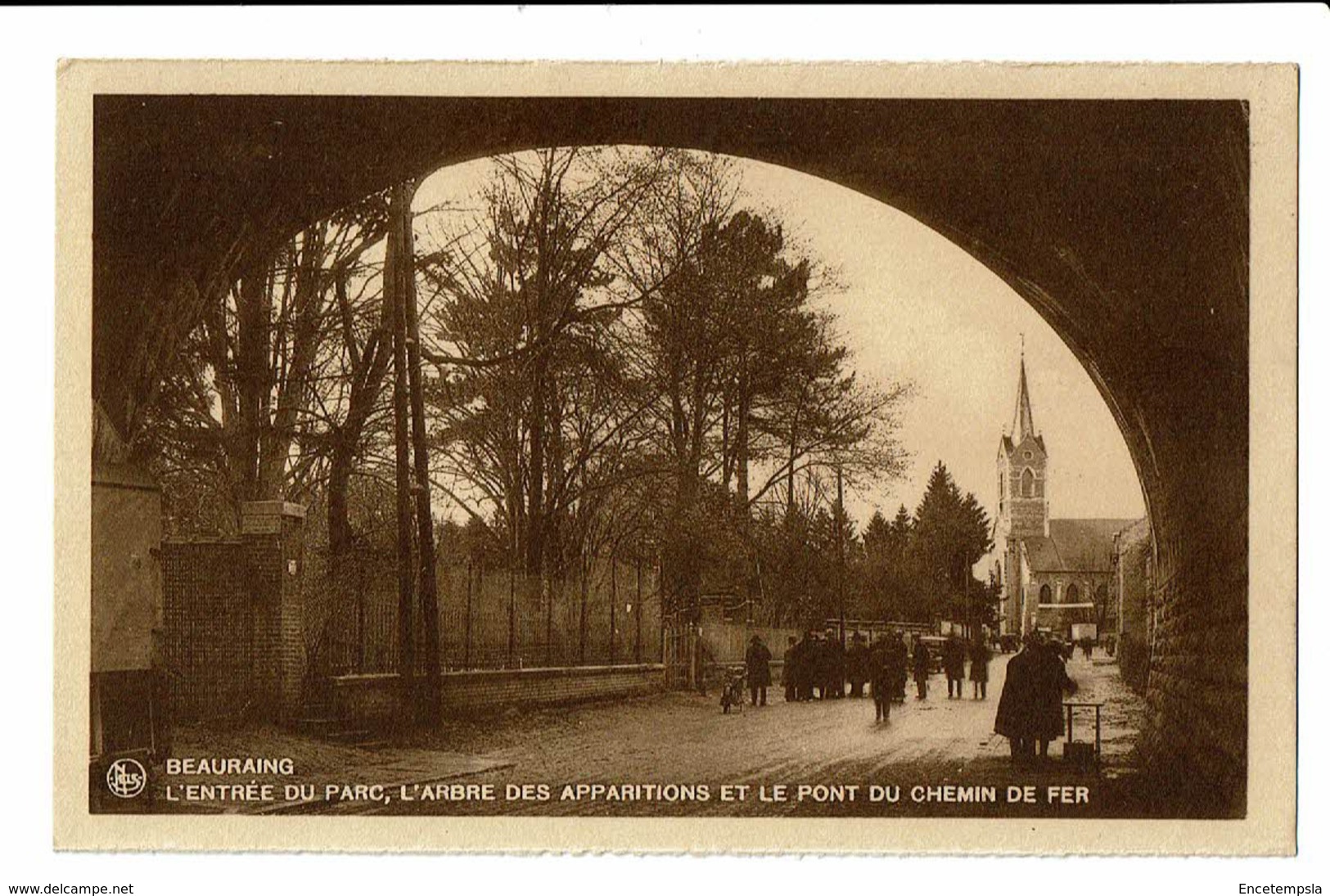 CPA - Carte Postale - BELGIQUE -Beauraing - Entrée Du Parc -L'Arbre Des Apparitions-S2761 - Beauraing