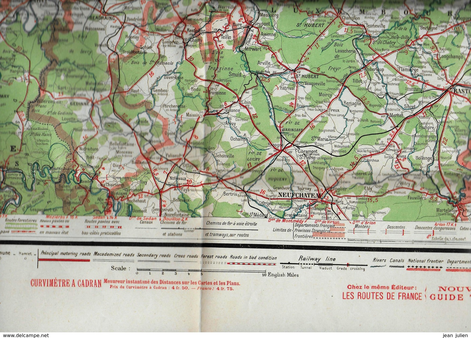 BELGIQUE  - Carte Pour Automobilistes Et Cyclistes - Avec Le Concours De Mr ARTIGES - Services Des Excursions - Cartes Routières