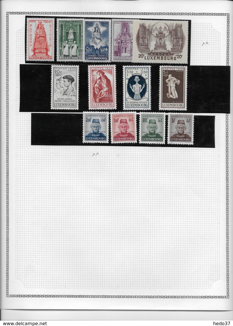 Luxembourg - Collection Vendue Page Par Page - Timbres Neufs */**/oblitérés - TB - Collections