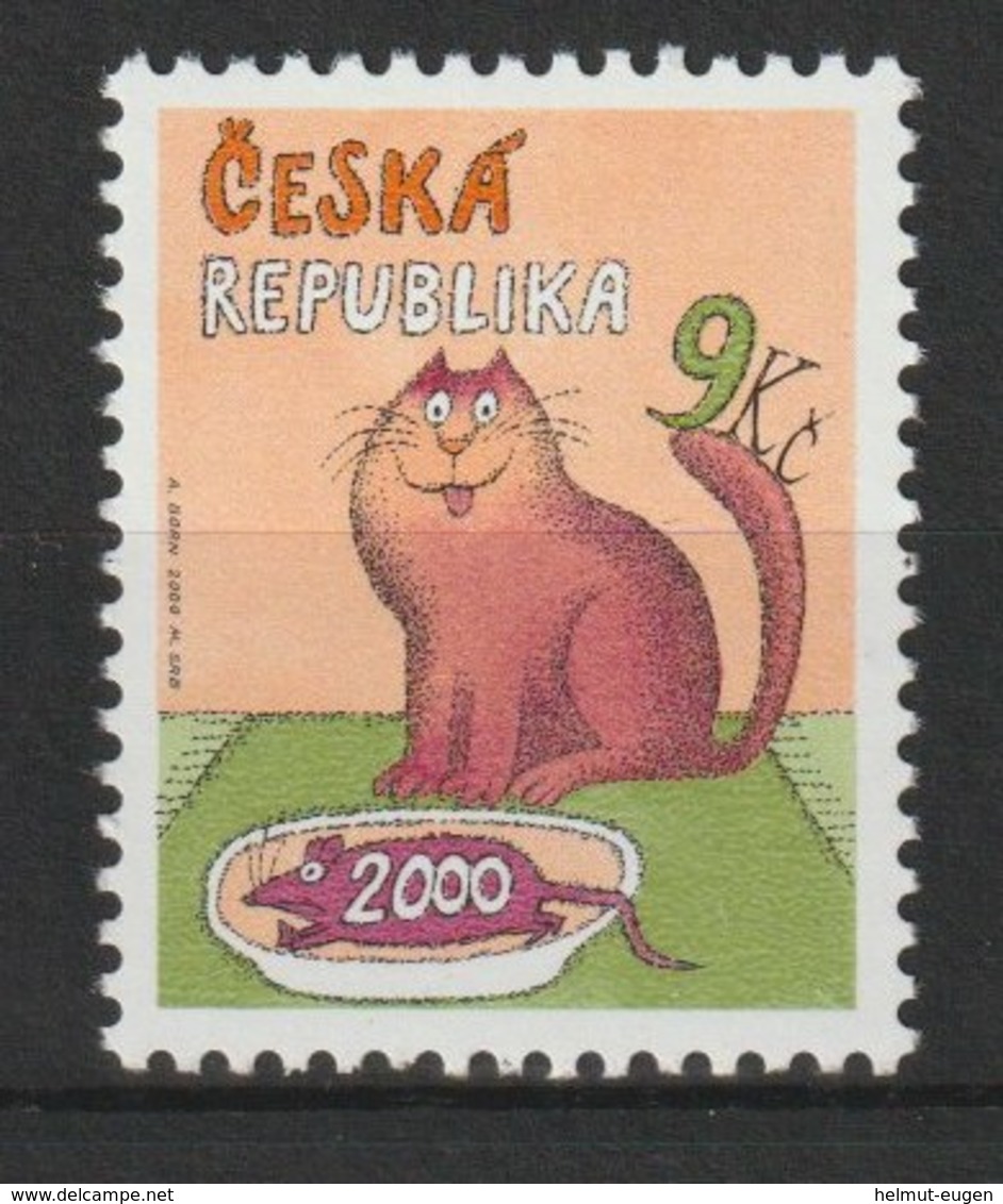 MiNr. 278 Tschechische Republik / 2000, 22. Nov. Letzte Tschechische Briefmarke Des Jahrtausends. - Ungebraucht