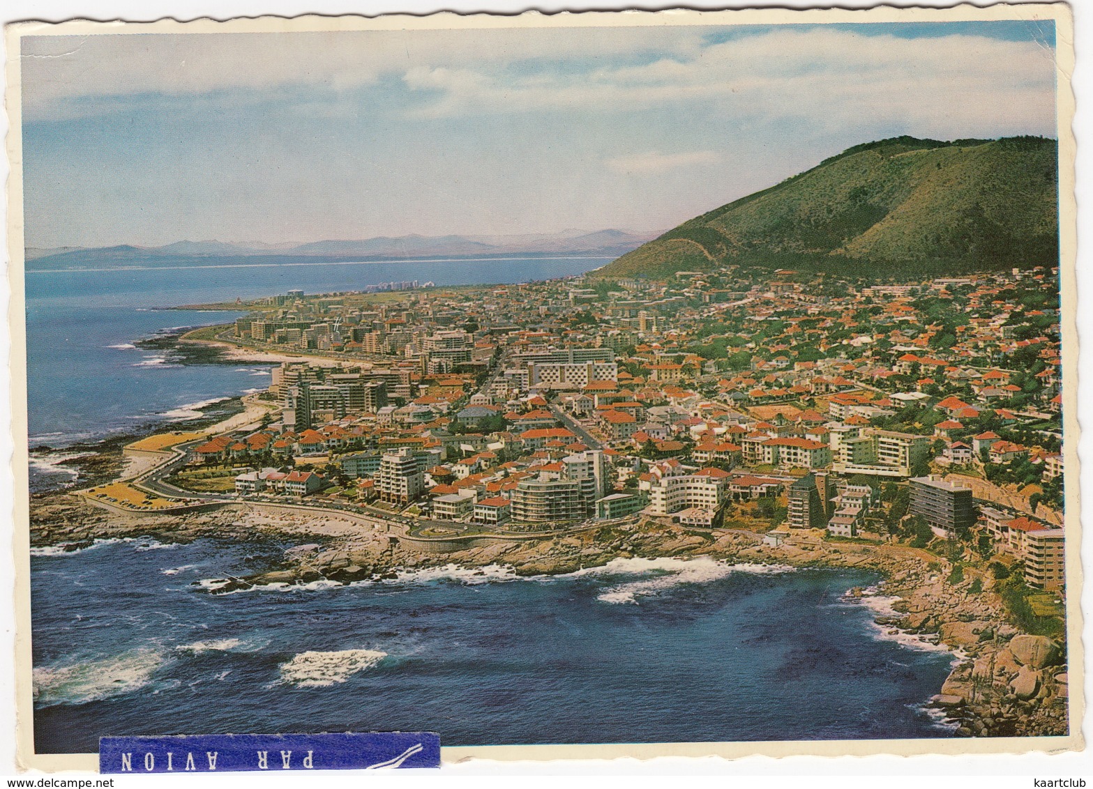 Aerial View Of Bantry Bay, With Sea Point - Cape Town - (South Africa) - Lugfoto - (1969) - Zuid-Afrika