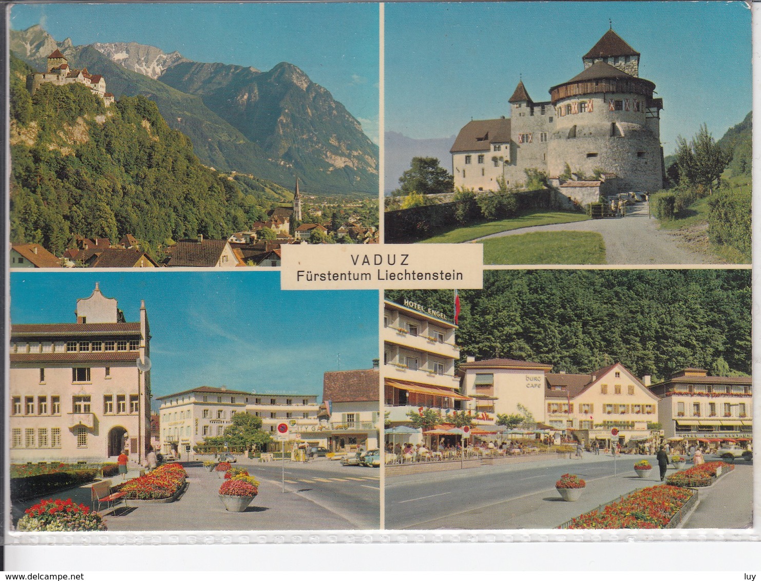 VADUZ  FÜRSTENTUM LIECHTENSTEIN MEHRFACHANSICHT  1974 NICE STAMP - Liechtenstein