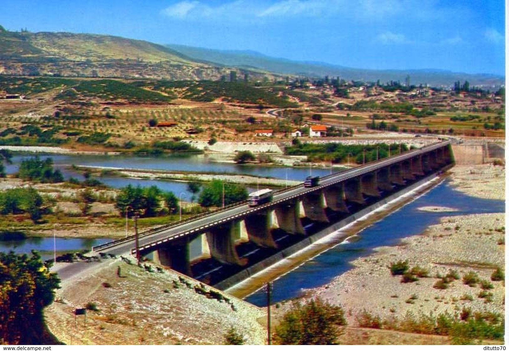 Veria - Sperre Im Fluss Aliakmon - Formato Grande Non Viaggiata - E - Altri & Non Classificati