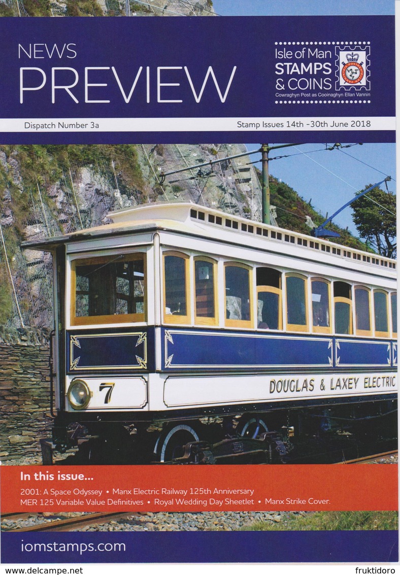 Isle Of Man Brochure Preview Nr 3 - 2018 - 2001: A Space Odyssey - Manx Electric Railway - Royal Wedding - Man (Eiland)