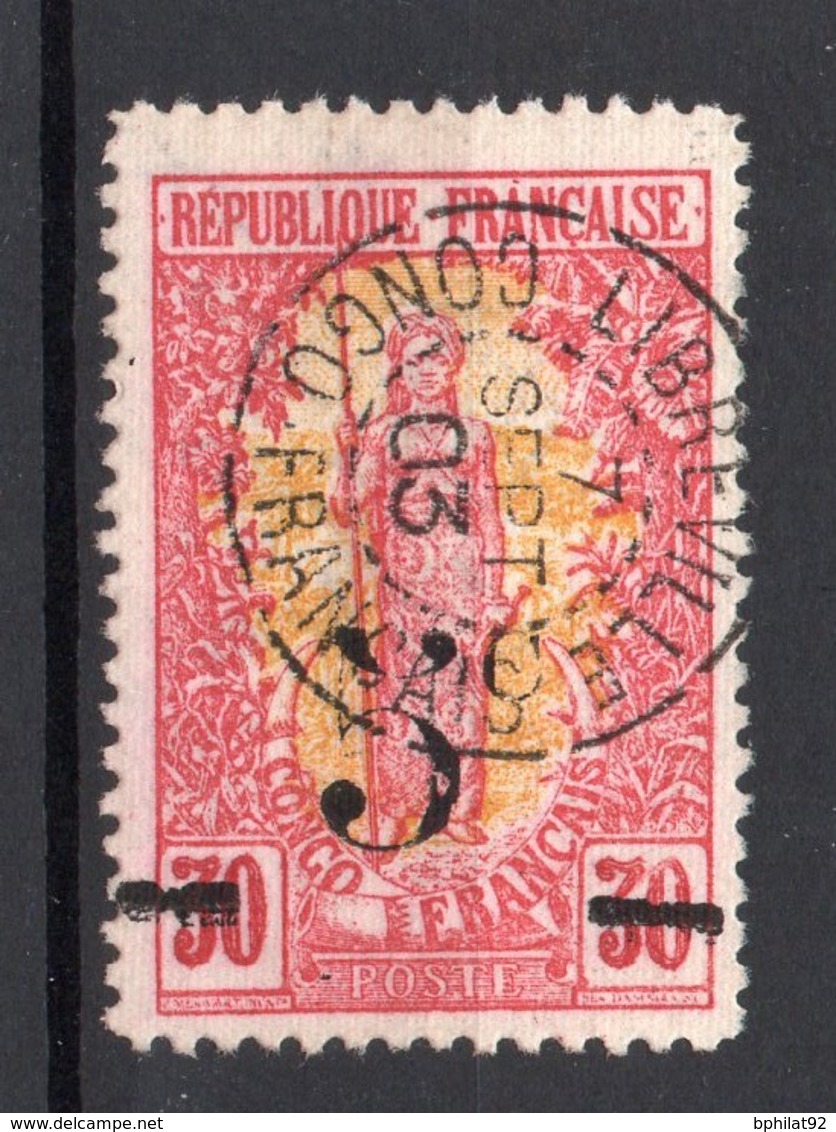 !!! PRIX FIXE : CONGO, N°46 OBLITERATION SUPERBE, SIGNE - Used Stamps