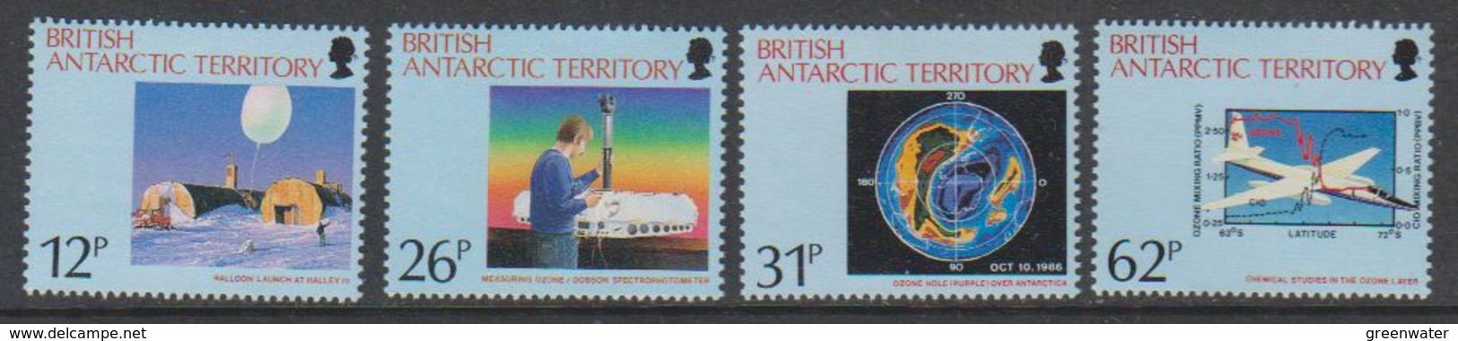 British Antarctic Territory (BAT) 1991 The Antarctic Ozone Hole 4v ** Mnh (40941A) - Ongebruikt