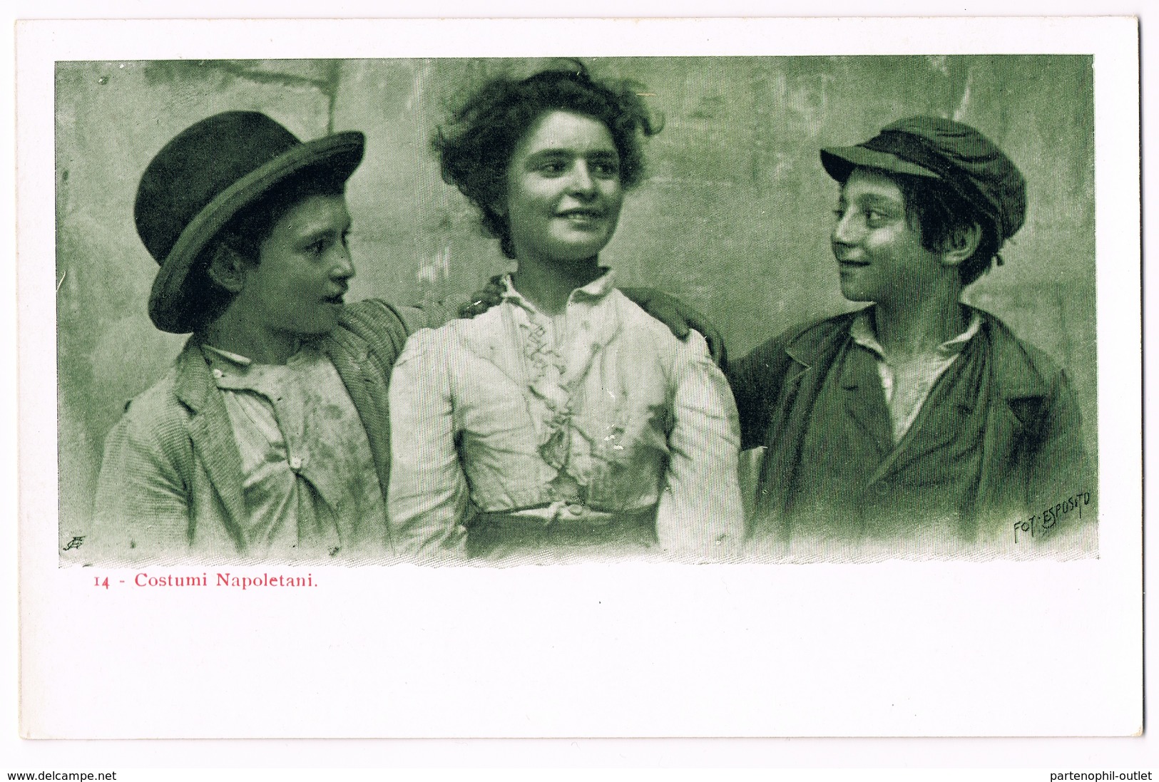 Cartolina - Postcard / Non Viaggiata - Unsent / Costumi Napoletani 14 - Fot-Esposito - Costumes