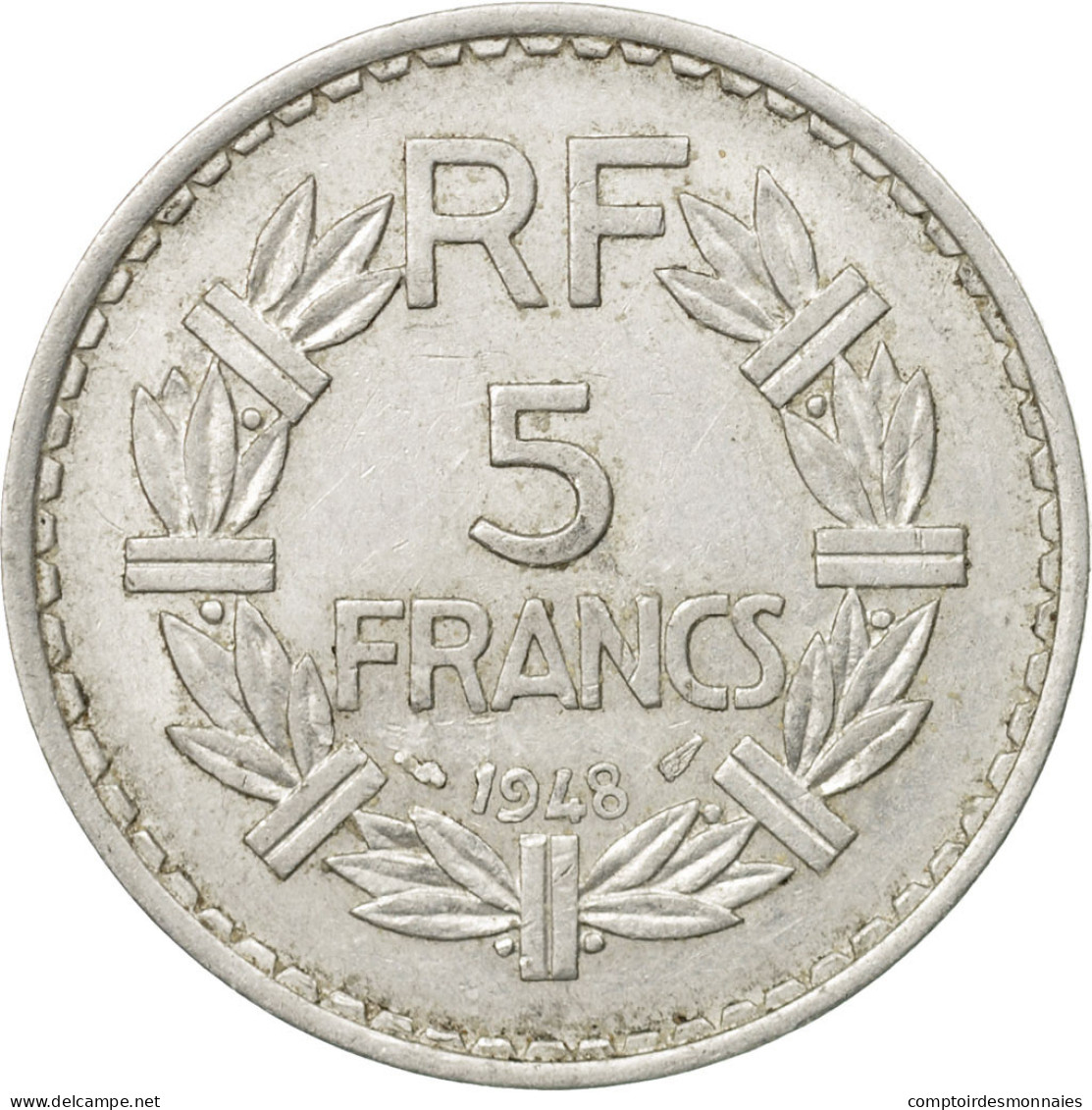 Monnaie, France, Lavrillier, 5 Francs, 1948, Paris, TTB, Aluminium, KM:888b.1 - J. 5 Francs
