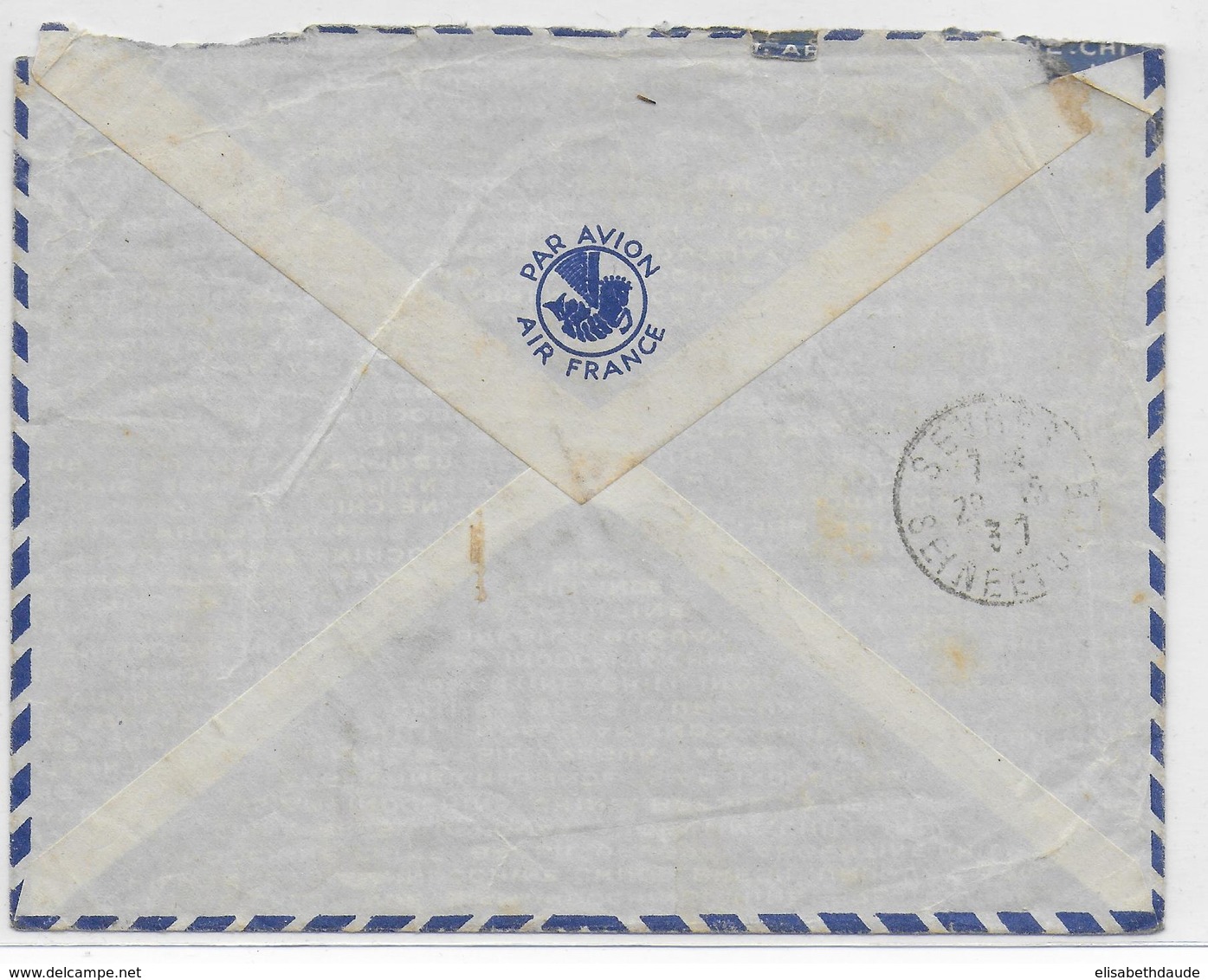 SOMALIS - 1937 - ENVELOPPE RECOMMANDEE AVION De DJIBOUTI  => SEVRES - Lettres & Documents