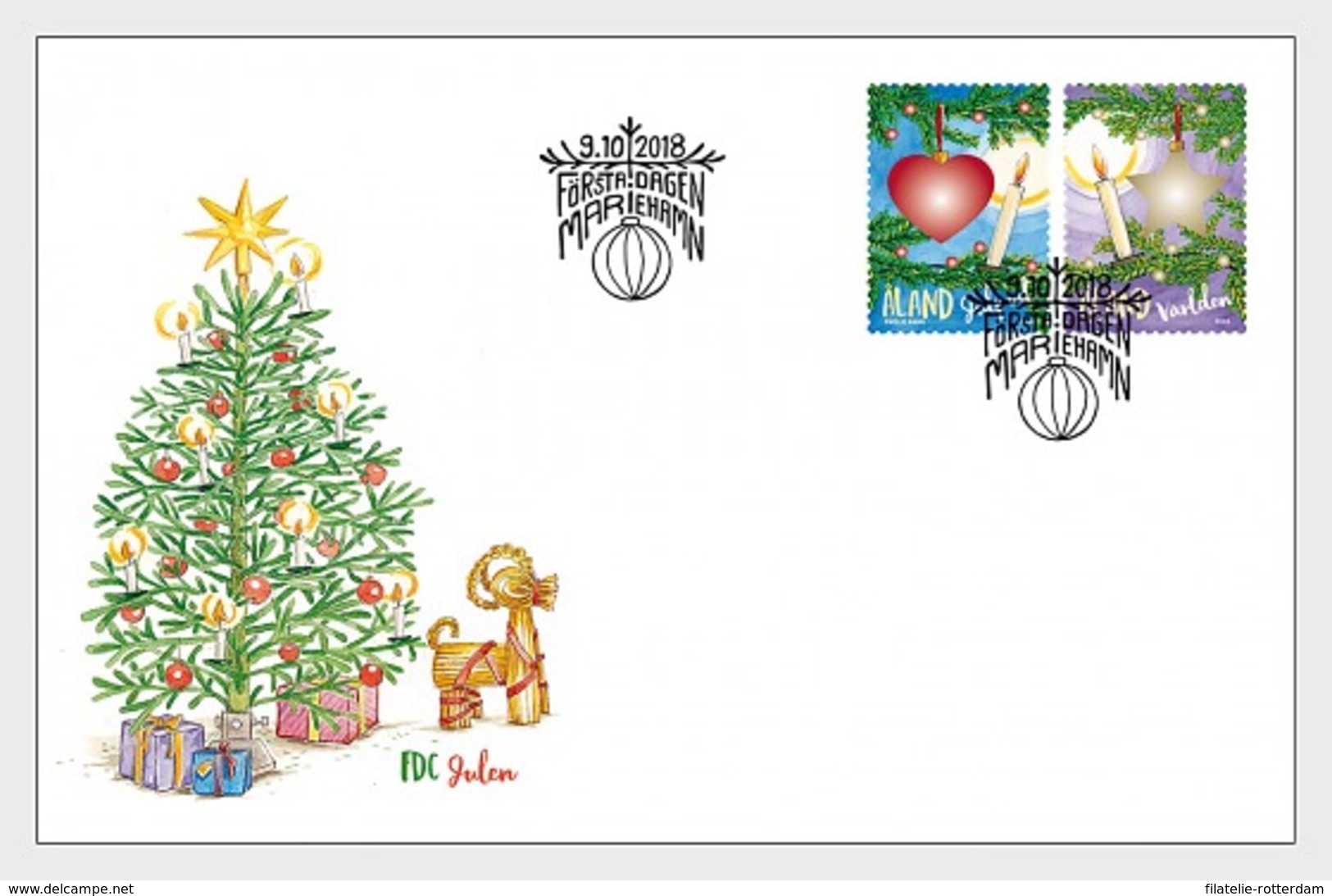 Aland - Postfris / MNH - FDC Kerstmis 2018 - Aland