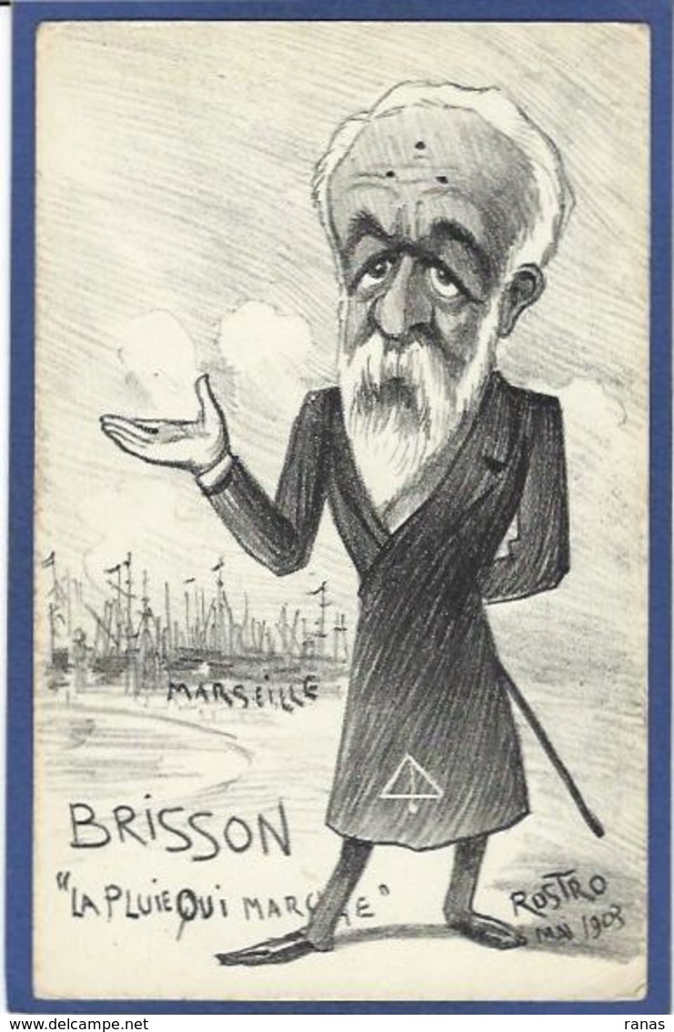 CPA Franc Maçonnerie Masonic Maçonnique Non Circulé Marseille Brisson Par Rostro - Philosophie & Pensées