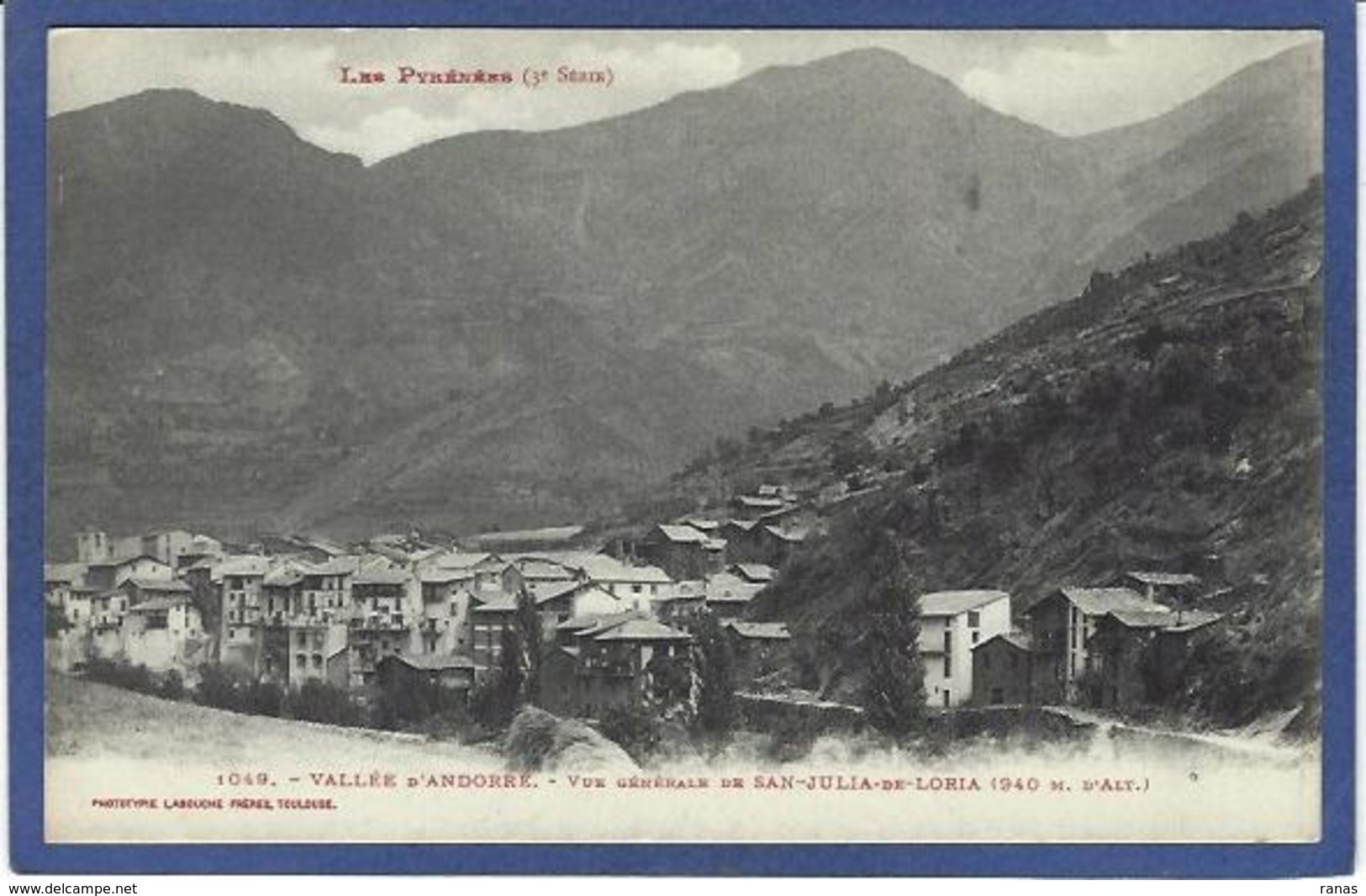 CPA Andorre Andorra Non Circulé Labouche 1049  San Julia De Loria - Andorra