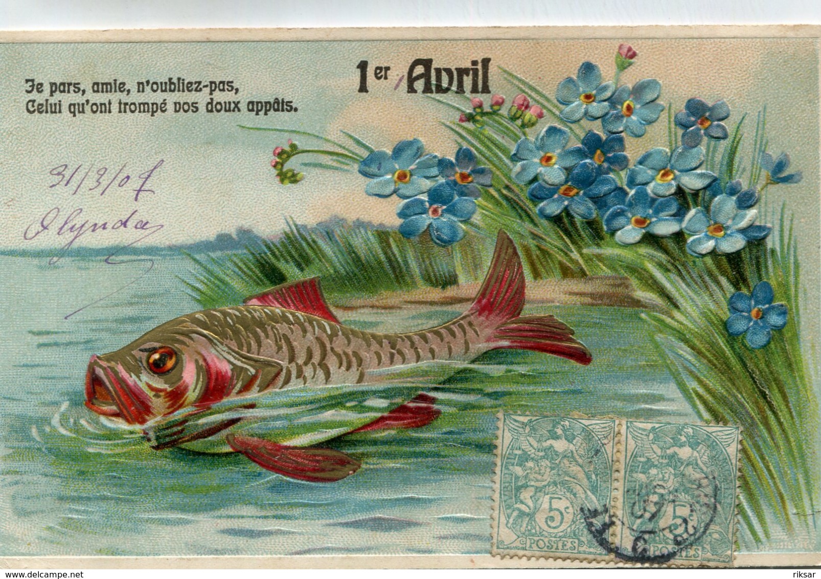 PREMIER AVRIL(CARTE GAUFREE) - 1er Avril - Poisson D'avril