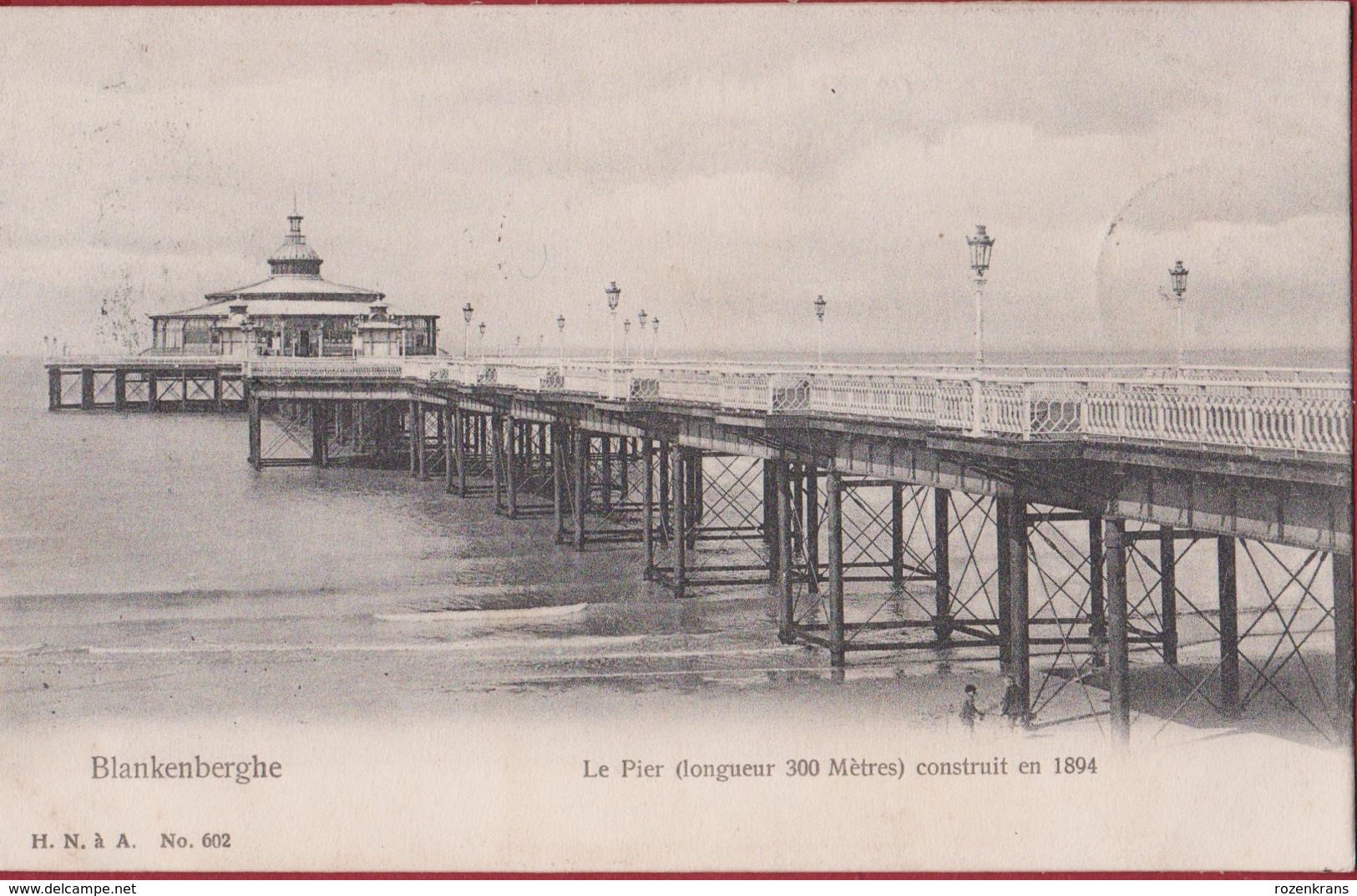 Blankenberge Blankenberghe Le Pier Construit En 1894 Belle Epoque (In Zeer Goede Staat) - Blankenberge