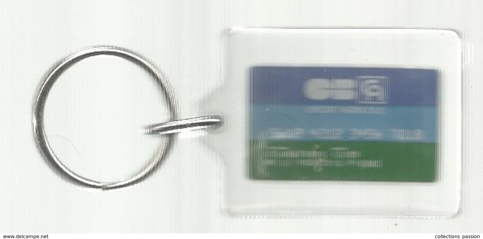 Porte Clefs, Clés , CB , Carte Bleue ,  2 Scans ,  Frais Fr 1.95 E - Porte-clefs